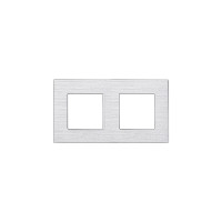 ELEMENT DOUBLE DECORATIVE ALUMINIUM PANEL, SILVER                                                                                                                                                                                                              