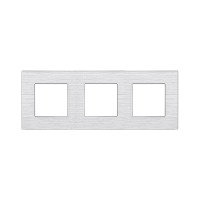 ELEMENT TRIPLE DECORATIVE ALUMINIUM PANEL, SILVER                                                                                                                                                                                                              