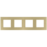 ELEMENT FOURFOLD DECORATIVE ALUMINIUM PANEL, GOLD                                                                                                                                                                                                              
