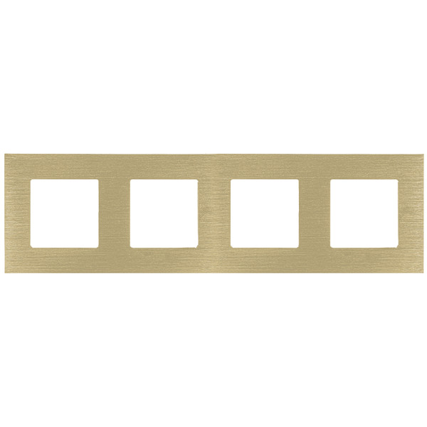 ELEMENT FOURFOLD DECORATIVE ALUMINIUM PANEL, GOLD                                                                                                                                                                                                              
