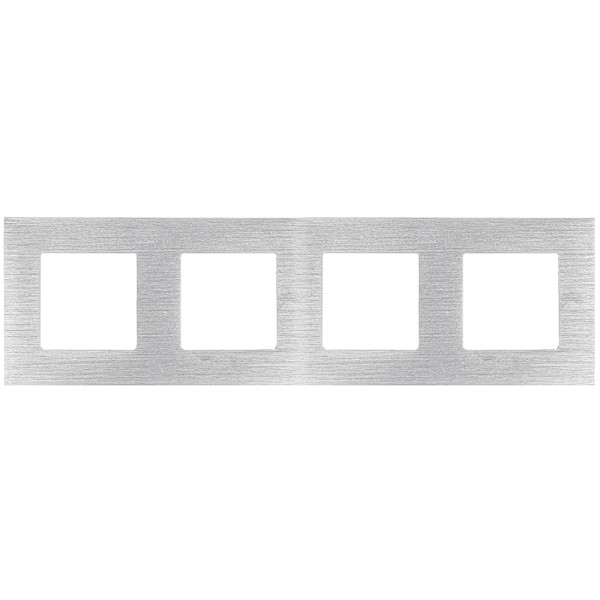 ELEMENT FOURFOLD DECORATIVE ALUMINIUM PANEL,SILVER                                                                                                                                                                                                             