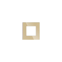 ELEMENT SINGLE DECORATIVE GLASS PANEL, GOLD                                                                                                                                                                                                                    