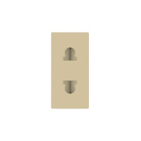 ELEMENT DOUBLE PIN SOCKET, GOLD                                                                                                                                                                                                                                