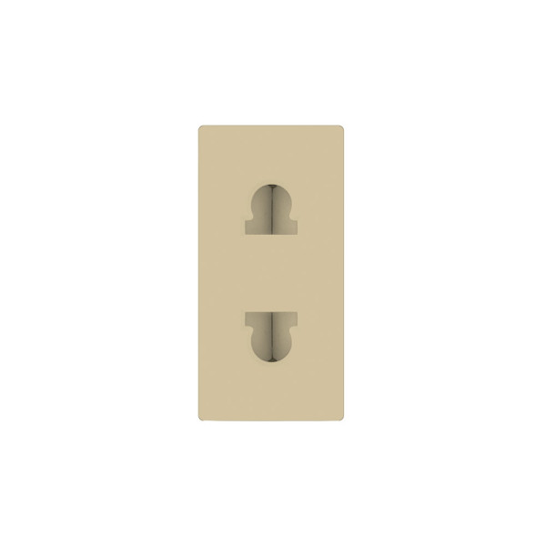 ELEMENT DOUBLE PIN SOCKET, GOLD                                                                                                                                                                                                                                