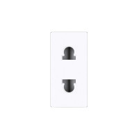 ELEMENT DOUBLE PIN SOCKET, WHITE                                                                                                                                                                                                                               
