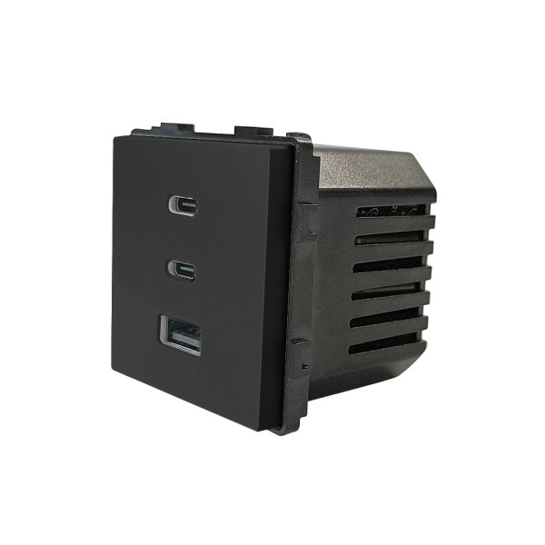ELEMENT FAST CHARGER USB SOCKET 65W, BLACK                                                                                                                                                                                                                     