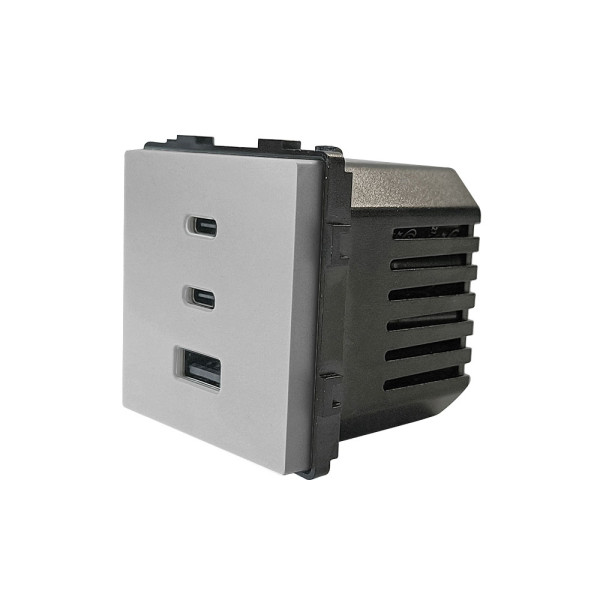 ELEMENT FAST CHARGER USB SOCKET 65W, GRAY                                                                                                                                                                                                                      