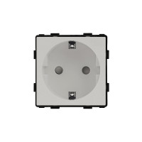 ELEMENT GERMAN SOCKET 16A, GRAY                                                                                                                                                                                                                                