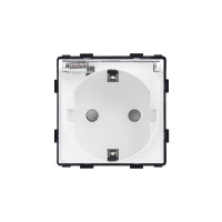 ELEMENT GERMAN SOCKET WITH COVER 16A, WHITE                                                                                                                                                                                                                    