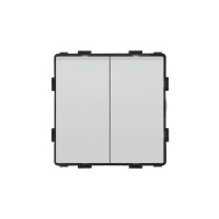 ELEMENT 2 GANG 1 WAY SWITCH, GRAY                                                                                                                                                                                                                              
