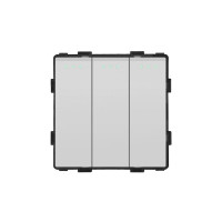 ELEMENT 3 GANG 1 WAY SWITCH, GRAY                                                                                                                                                                                                                              