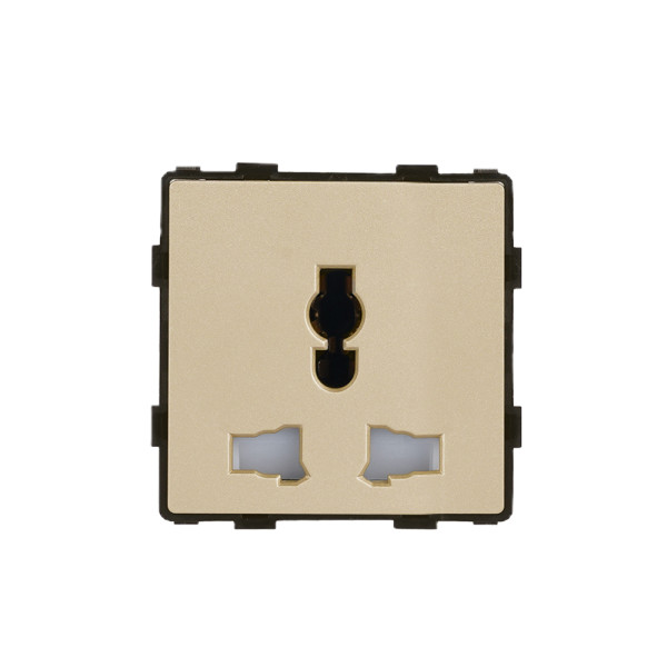 ELEMENT UNIVERSAL SOCKET 13A, GOLD                                                                                                                                                                                                                             