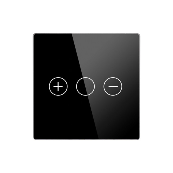 ELEMENT SMALL GLASS PANEL DIMMER, BLACK                                                                                                                                                                                                                        