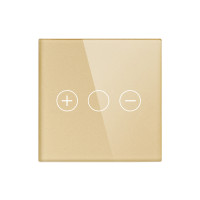 ELEMENT SMALL GLASS PANEL DIMMER, GOLD                                                                                                                                                                                                                         