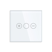 ELEMENT SMALL GLASS PANEL DIMMER, WHITE                                                                                                                                                                                                                        