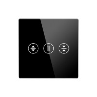 ELEMENT SMALL GLASS PANEL SHUTTER, BLACK                                                                                                                                                                                                                       