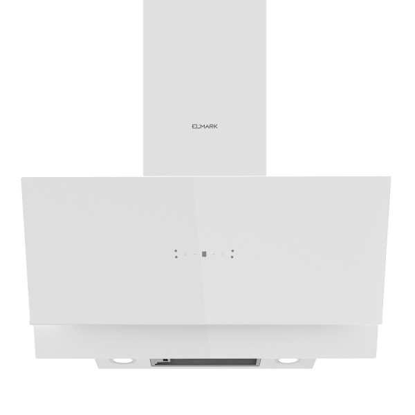 Angled wall mounted cooker hood EL-90J72WH 800m³/h white