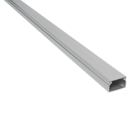 2m. 16x16 PLASTIC CABLE TRUNKING CT2 GRAY