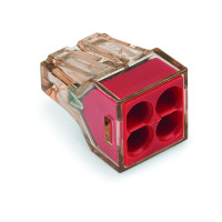 WAGO 773 CONNECTOR, 4 RIGID CONDUCTORS 1,5-4 MM2                                                                                                                                                                                                               