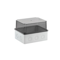 DISTRIBUTION BOX 260X150X120 TRANSPARENT LID, IP65                                                                                                                                                                                                             