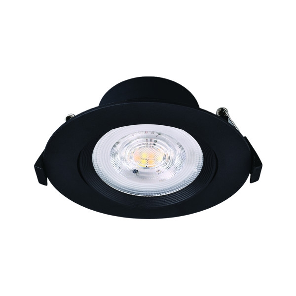 ELMARK LED DOWNLIGHT 5W 3CCT IP65 BLACK                                                                                                                                                                                                                        
