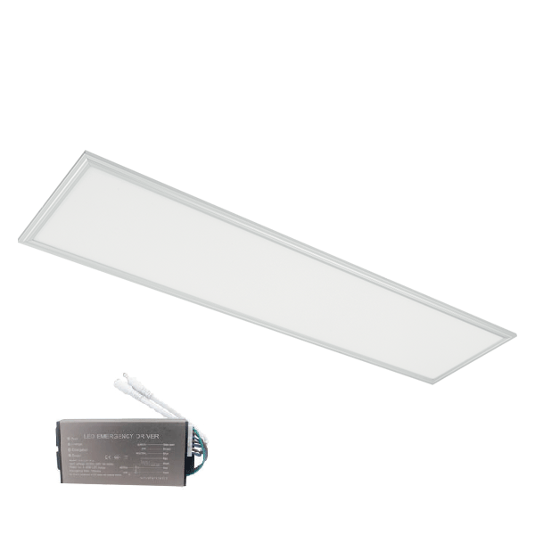 LED PANEL 48W 6400K 295X1195MM UGR<19 IP54 SA PANIK BLOKOM