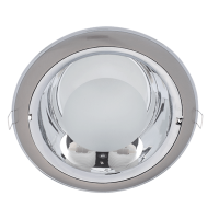 GL206 DOWNLIGHT 2XG24 SATIN NICKEL/CHROME MODEL 2