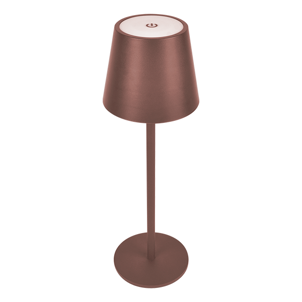 ZARA DIMMABLE TABLE LAMP 3W WITH BATTERY IP44,COOPER