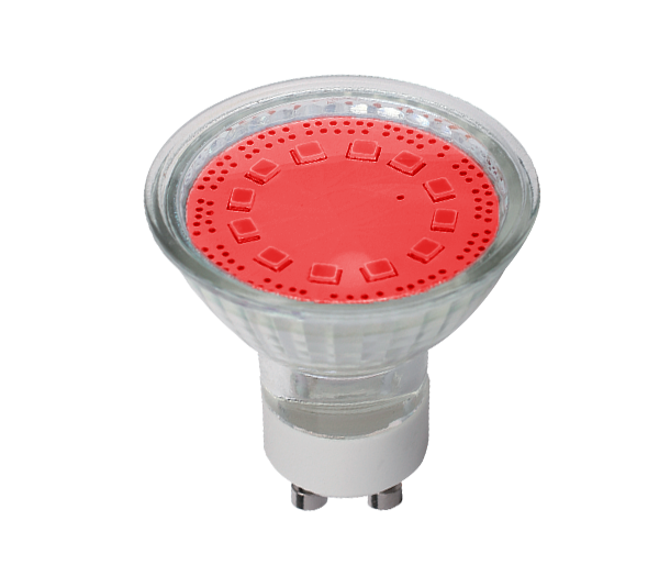 LED SIJALICA SMD2835 3W GU10 230V 3000K CRVENA