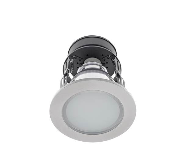 LED SPOT LAMPA GL120/4 + 1XLED SIJALICA 9W 4000K SATENSKI NIKL
