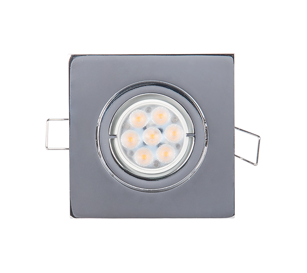 LED METALNA KVADRATNA SPOTLAMPA 6W 4000-4300K SATIN NIKL