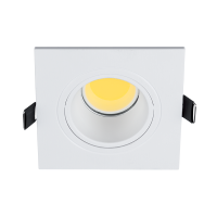 LED PLASTIČNA KVADRATNA SPOTLAMPA COB 7W 2700-3000K BELA